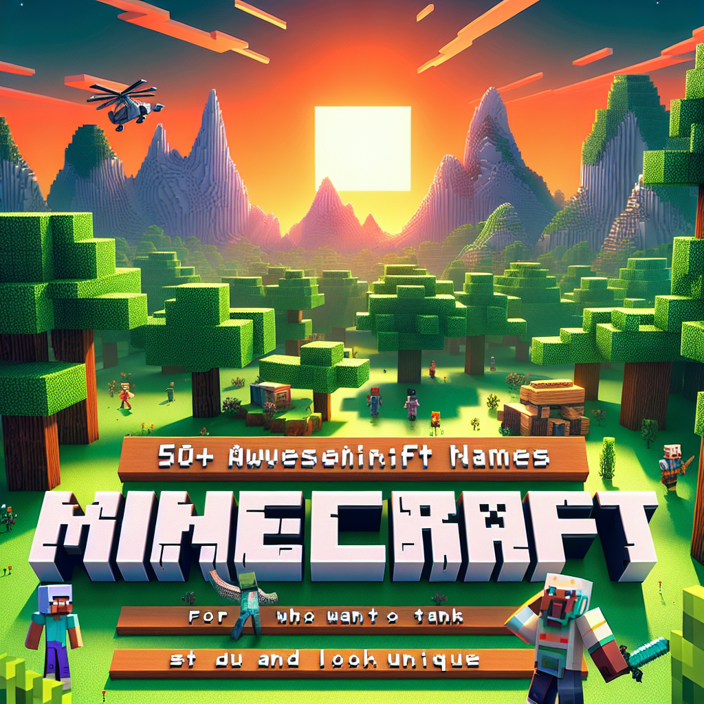 50+ Nama Minecraft Keren untuk Pemain yang Ingin Terlihat Unik dan Menonjol